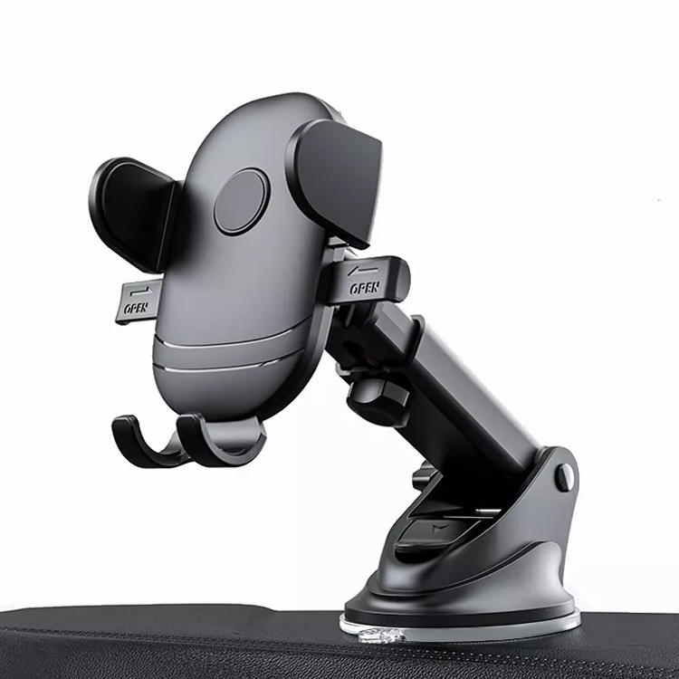 Multifunctional Car Dashboard Phone Holder with One-Touch Design