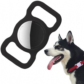 AirTags Pet Dog Cat Collar Holder Silicone Case