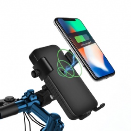 Hot Power Bank Wireless Charger Bike Phone Holder For Handlebar