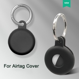 With Keychain Airtag Silicone Protective Case
