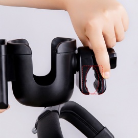 2 in 1 Stroller Cup Holder with Mobile Phone Holder