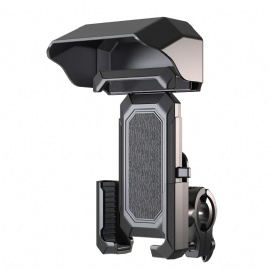 Qidian 360 Degree Rotatable Bike Phone Holder with Shading Cap