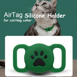 Paw Pattern Silicone Case AirTags Dog Tracker Waterproof Sleeve