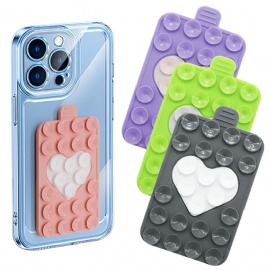 Love Heart Silicone Mobile Cell Suction Cup Phone Holder