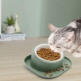 Pet Food Water Bowl Non Slip Anti Spill Pet Dog Cat Feeding Bowl