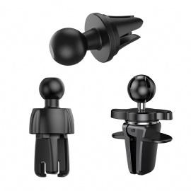 Ball Head Joint Diameter 0.67 inch 17mm Twist-Lock Stable Vent Clip for Cell Phone Holder