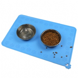 Silicone Pet Feeding Mat Food Tray Placemat for Dog Cat