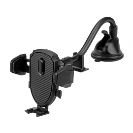 Long Neck Windshield Dashboard Car Mount Mobile Phone Holder With Anti-shake Support