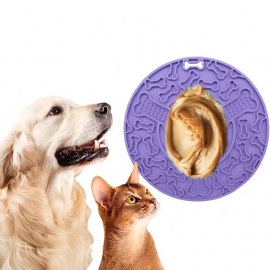 Silicone Slow Feeder Dog Cat Food Lick Mat