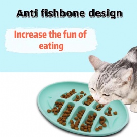 Silicon Rubber Slow Feeder Bowl for Dog Cat