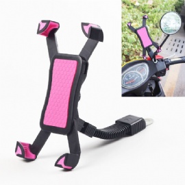 Qidian Motorcycle Dedicated Phone Holder for Rearview Mirror